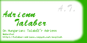 adrienn talaber business card